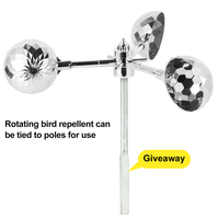 Répulsif à oiseaux à énergie solaire, répulsif à oiseaux à flash laser, pas de répulsif à oiseaux autour