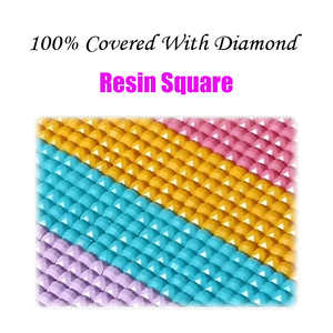 Giardino naturale casa 5D fai da te pittura <span class=keywords><strong>diamante</strong></span> kit pieno trapano arte artigianale con punti quadrati per il paesaggio e decorazioni per la casa - Product Image 3