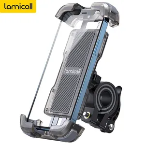 Lamicall調整可能なBP03電話マウント携帯電話ホルダー自転車自転車ハンドルバー電話クレードルクリップ自転車とオートバイ用