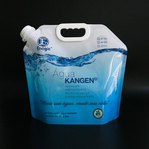 Custom Printed 5L 7.5L 10Liter 1 Gallon <b>Liquid</b> Drink Beer Beverage Stand up Spout Pouch Water Plastic Bag - Product Image 2