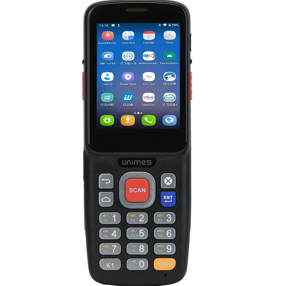 Teléfono Móvil Android 10, dispositivo de pago comercial, con 4g/wifi, seguimiento Gps, código de barras, U52, Pda, escáner inalámbrico 2d