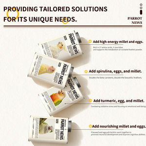 ZOOLIN Mangime Naturale per Uccelli all'Ingrosso, Formula Multicereali con Frutta e Semi, Nutrizione Bilanciata per Pappagalli, Cacatua e Pappagallini - Product Image 3