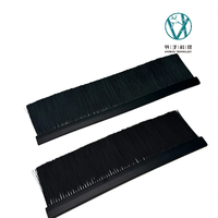 Panneau de remplissage de rack 1U avec brosse de gestion des câbles pour le refroidissement – Brosse de gestion de câbles 1U horizontale pour rack
