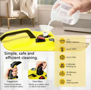 Nettoyeurs <span class=keywords><strong>vapeur</strong></span> électriques haute pression professionnels, portables, commerciaux, <span class=keywords><strong>pour</strong></span> voiture - Product Image 2