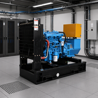 Groupe électrogène diesel portable Weichai à châssis ouvert 20KW 30KVA 50KW 80KVA pour usine cimentière en Arabie Saoudite, usage intensif avec ATS