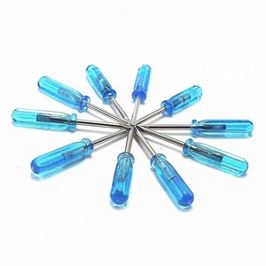 Mini tournevis à tête plate 1.6mm 2mm 3mm pour montre lunettes électronique jouet réparation bricolage qualité poignée en plastique personnalisé OEM - Product Image 6