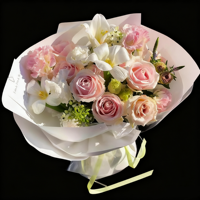 Kertas Pembungkus Buket Bunga Cetak Tahan Air Multi Warna, Kemasan Grosir Hadiah Bunga Segar untuk Florist
