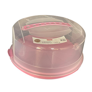 Moderno rotondo 34 cm di plastica Stand eco-friendly portatile stampo da Dessert e strumento per la cottura di compleanno confezionato - Product Image 1