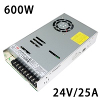 Alimentation à découpage Mean Well LRS-600-24 600W 24V 25A pour équipement de contrôle industriel et de fabrication