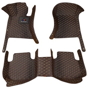 Tappetini Auto di Lusso in Pelle Diamantata 7D Antiscivolo in PVC e Gomma Compatibili con Toyota Camry e BMW <span class=keywords><strong>A3</strong></span> - Product Image 1