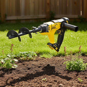 Perceuse à terre sans fil Stanley Fatmax 75 mm, outil de perçage de jardin alimenté par batterie - Product Image 3