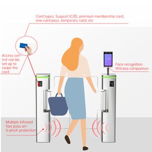 Đối Mặt recognitionl Swing turnstile cổng kiểm soát truy cập Swing turnstile lối vào và lối ra rào cản tốc độ cổng turnstile Swing - Product Image 2