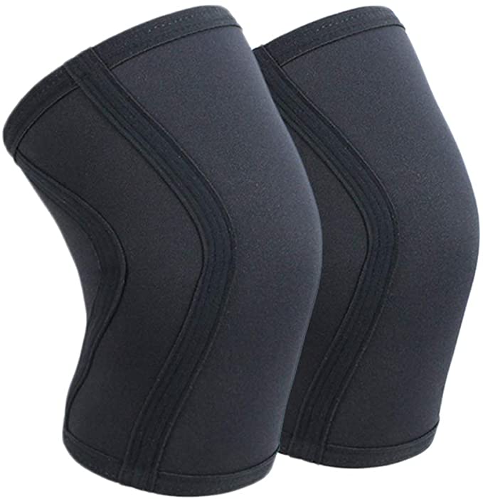 Фирменная этикетка камуфляжная тренировка фитнес атлетика Тяжелая атлетика тренажерный зал 5 мм 7 мм powerlifting компрессионные неопреновые коленные рукава