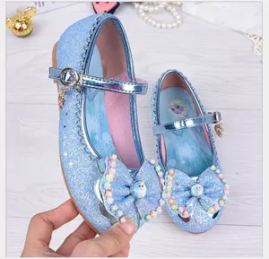 176-7 아기 소녀 여름 신발 최신 디자인 현대 소녀 학교 댄스 신발 아기 소녀