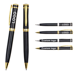 Stylos à bille en métal de qualité supérieure, promotionnels, de luxe, fabriqués sur mesure, avec logo imprimé personnalisé, cadeaux d'entreprise - Product Image 1