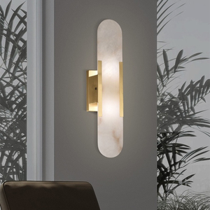 Éclairage de couloir créatif applique murale blanc laiteux lumière albâtre luxe moderne led appliques - Product Image 1