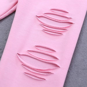 Ensemble pour bébé et enfant, été, nouveau, filles, chemise rose à une épaule + jean + bandeau, 3 pièces, vêtements pour enfants, vêtements pour bébés - Product Image 6
