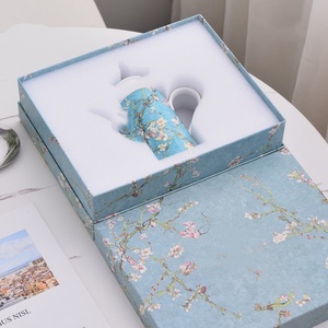 Wholesale Apricot Blossom Coffee Pot with <b>Infuser</b> Blue Cherry Blossom Design for Afternoon <b>Tea</b> - Product Image 4