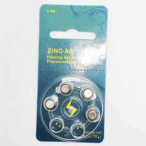 Batería para Audífonos Más Vendida, Libre de Mercurio, 1.4V A312 A675 A13 A10, Batería de Botón, Batería de Celda de Botón de Aire de Zinc - Product Image 4