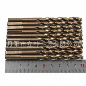 Mr Drill Twist Drill Bit 6mm Triangular Shank Gold Finish Metal Drilling 75mm Length - Product Image 1