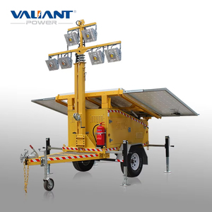 Remolque de Iluminación Móvil para Construcción en Exteriores con Generación de Energía Solar, Impermeable IP65 para un Funcionamiento Duradero - Product Image 1