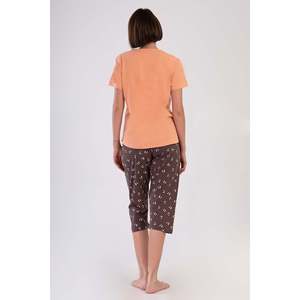 Combinaison de nuit ovale à manches courtes et col rond pour femme, taille XXL - Product Image 1