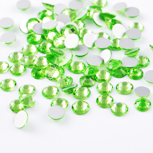 Strass à dos plat en aluminium pour robes, cristal ab, sans correcteurs, à dos plat, ss6-ss30 - Product Image 6