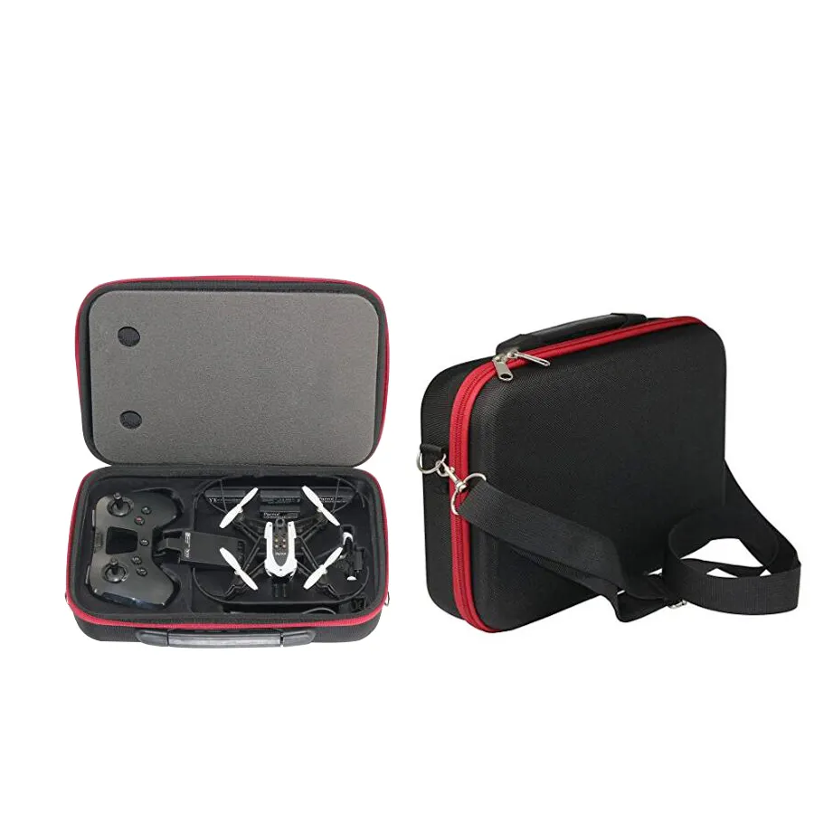 High End Custom Waterproof Hard EVA Foam Protective Drone Battery Case Suitcase Carrying Case with shoulder strip