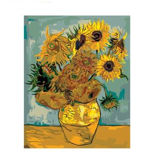 CHENISTORY Kit Pittura a Olio Digitale Fai-<span class=keywords><strong>da</strong></span>-Te, Dipinto Decorativo Astratto Paesaggistico per Soggiorno 40*50, Stile <span class=keywords><strong>Van</strong></span> <span class=keywords><strong>Gogh</strong></span> - Product Image 1