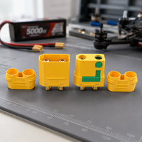 Connecteur XT90S-F femelle à fiche banane, haute intensité, anti-étincelles, plaqué or, pour batterie de drone FPV et modèles RC
