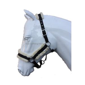 Collier de tête de cheval rembourré et réglable en polaire, équipement équestre am604 - Product Image 1