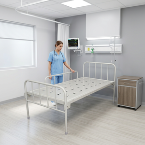 Cama de Hospital de Acero Inoxidable de Primera Calidad con Recubrimiento de Polvo Epóxico, Garantía de 1 Año, Clase I, 1900x910x600mm, Uso Médico - Product Image 1