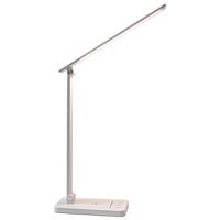 Lampe de bureau LED USB 7W en aluminium avec bras réglable pour ordinateur et travail