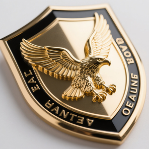 Pièces de monnaie commémoratives authentiques en laiton avec logo personnalisé, plaquées or, designs modernes et anciens pour événements professionnels et cadeaux. - Product Image 1