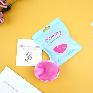 Copa Menstrual Reutilizable con Anillo Personalizado, Aprobada por CE ISO13485, Disco Menstrual para Mujer - Product Image 2