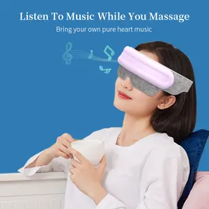 Hot Selling Products 2024 New Popular Home Health Care Products Wireless Hot Compress Eye Therapy Massager Head Eye Massager