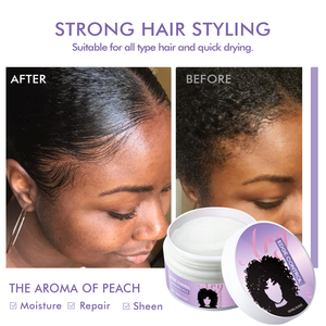 Olio di Argan e Olio d'Oliva Naturale Personalizzato per <span class=keywords><strong>Capelli</strong></span> Afro, Controllo Forte dei Bordi, Tenuta Forte, Etichetta Privata - Product Image 6