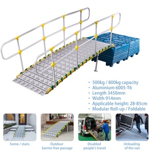 Rampa Enrollable Simplywalk de 800 kg de Capacidad, Ancho de 914 mm, Rampa Temporal Anticorrosiva para Escenarios, Certificación OEM MDR CE - Product Image 2