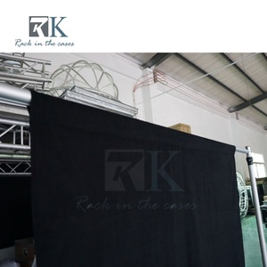 Kit de telón de fondo de alta calidad y fácil instalación con tubos y cortinas para stand de ferias comerciales y decoración de bodas - Product Image 6