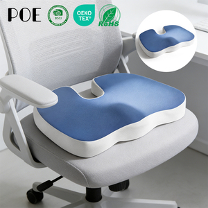 <span class=keywords><strong>Coussin</strong></span> Ergonomique en Mousse à Mémoire de Forme pour Soulagement de la Sciatique et Soutien du Coccyx, Lavable, pour <span class=keywords><strong>Chaise</strong></span>, Voiture et Bureau - Product Image 1