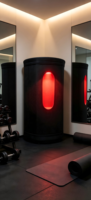 Nouveau Pod de Sauna Portable Moderne à Chaleur Sèche Certifié Haute Température Infrarouge pour la Récupération et le Bien-être à Domicile et la Récupération Sportive