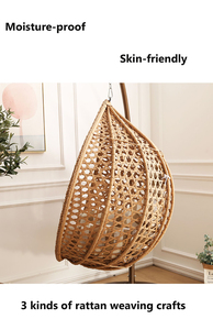 Chaise suspendue en rotin <span class=keywords><strong>pour</strong></span> <span class=keywords><strong>adulte</strong></span>, panier à bascule, intérieur et extérieur, <span class=keywords><strong>nid</strong></span> <span class=keywords><strong>d</strong></span>'<span class=keywords><strong>oiseau</strong></span>, vente en gros, 2021 - Product Image 6
