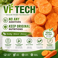 HALAL Kosher Certificaat Gedroogd Fruit & Groente Vacuüm Gefrituurde Wortelchips Zoete Snack Voedzame Oosterse Fruitgroente ODM OEM Retail