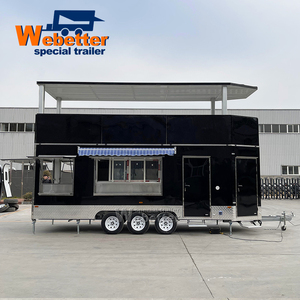 Gerobak Jajanan Mobile Webetter, Trailer Bar, Gerobak Crepe, Kopi, Es Krim, Restoran Jalanan, Trailer Makanan Cepat Saji dengan Oven Pizza - Product Image 2