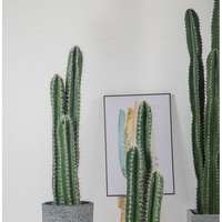 Faux Cactus artificiel d'intérieur en pot, plantes de bonsaï, 1 pièce