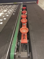 Ligne de découpe automatique de verre ALSX-CNC-2722 avec table de chargement et de déchargement, commande PLC intelligente et encodeur laser facile à utiliser