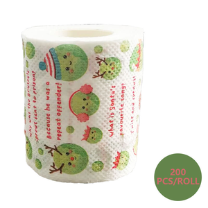 <span class=keywords><strong>Papel</strong></span> Higiénico Navideño Personalizado con Impresión a Color, Interesante, Degradable, Desechable, Rollo, Suministros para el Hogar - Product Image 2