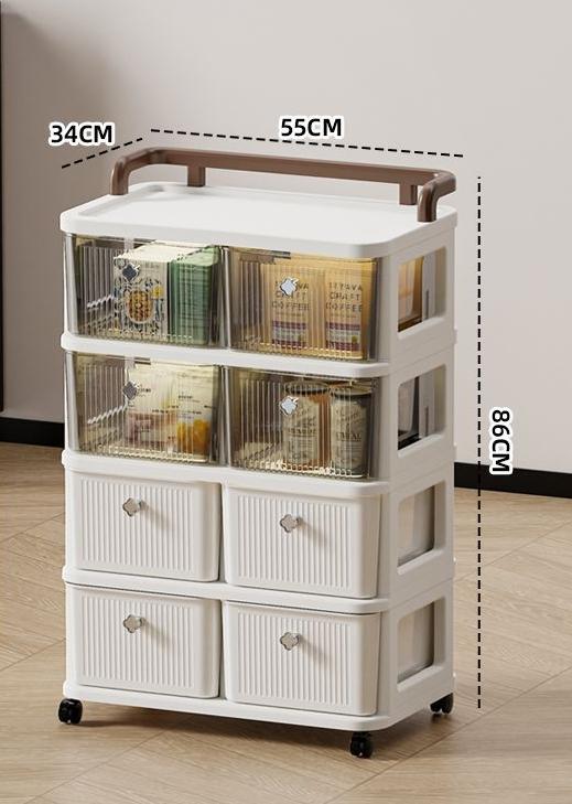 Double drawer cabinet-4-layer mix