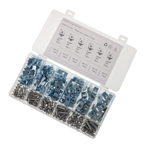 IQIHUI U Type Nut <b>Clip</b> Set M4 M5 M6 Zinc Plated For <b>Car</b> Repair 220Pcs Assorted Size Boxed - Product Image 2