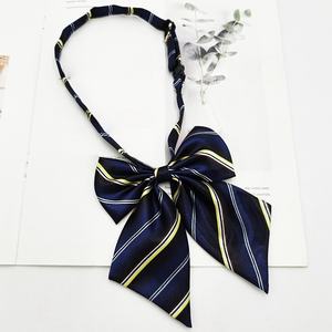 Vente en gros Stock prêt Cravates et nœuds papillon <span class=keywords><strong>pour</strong></span> enfants Marine/Noir/Satin rayé <span class=keywords><strong>pour</strong></span> uniforme scolaire et vêtements de cérémonie - Product Image 5